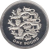 1997 £1 SILVER PROOF - £1 Silver Proof - Cambridgeshire Coins