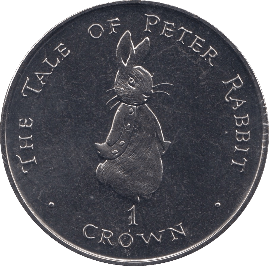 1997 100 YEARS OF PETER RABBIT ONE CROWN GIBRALTAR - WORLD COINS - Cambridgeshire Coins