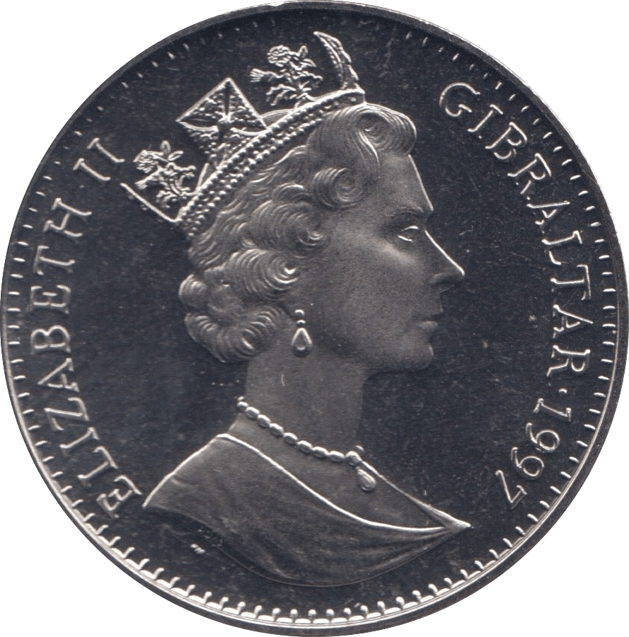 1997 100 YEARS OF PETER RABBIT ONE CROWN GIBRALTAR - WORLD COINS - Cambridgeshire Coins