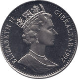 1997 100 YEARS OF PETER RABBIT ONE CROWN GIBRALTAR - WORLD COINS - Cambridgeshire Coins