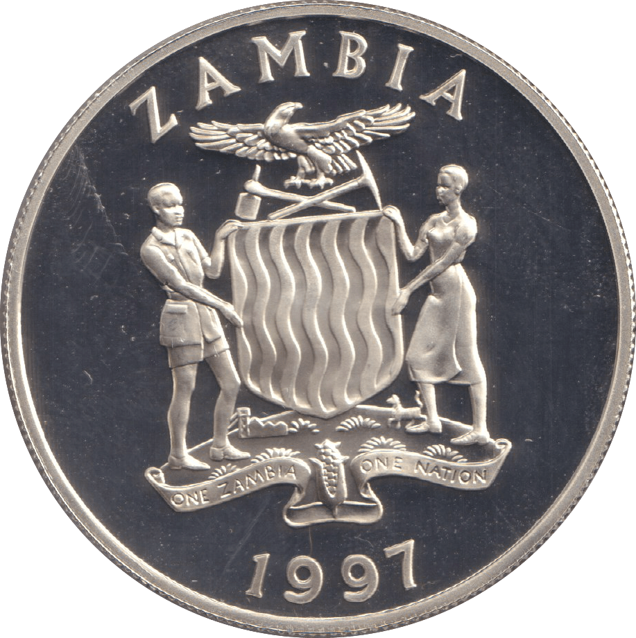 1997 1000 KWACHA ELIZABETH AND PHILIP - WORLD COINS - Cambridgeshire Coins