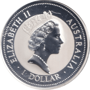 1997 1OZ .999 SILVER DOLLAR AUSTRALIA KOOKABURRA - SILVER WORLD COINS - Cambridgeshire Coins