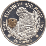 1997 20 RUPEES ELIZABETH AND PHILIP - WORLD COINS - Cambridgeshire Coins