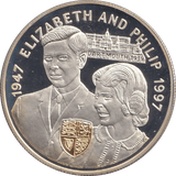 1997 25 DOLLARS ELIZABETH AND PHILIP - WORLD COINS - Cambridgeshire Coins