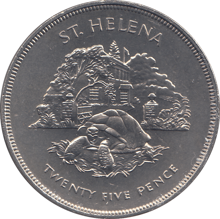 1997 25 PENCE ST HELENA ( BU ) - WORLD COINS - Cambridgeshire Coins