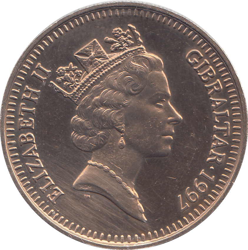 1997 5 POUNDS AMOR VINCIT OMNIA ( BU ) - WORLD COINS - Cambridgeshire Coins