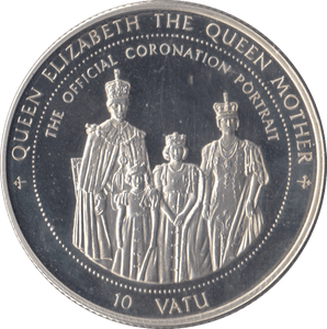 1997 .925 SILVER PROOF 10 VATU VANUATU - SILVER WORLD COINS - Cambridgeshire Coins