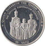 1997 .925 SILVER PROOF 10 VATU VANUATU - SILVER WORLD COINS - Cambridgeshire Coins