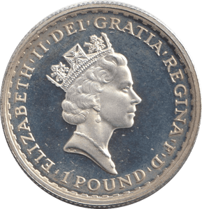 1997 .999 SILVER 1/2 OZ BRITANNIA ONE POUND - SILVER WORLD COINS - Cambridgeshire Coins