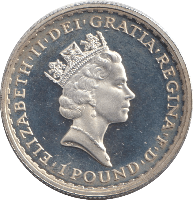 1997 .999 SILVER 1/2 OZ BRITANNIA ONE POUND - SILVER WORLD COINS - Cambridgeshire Coins