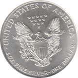 1997 AMERICAN EAGLE SILVER DOLLAR 1 OZ FINE SILVER USA - SILVER WORLD COINS - Cambridgeshire Coins