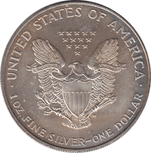 1997 AMERICAN EAGLE SILVER DOLLAR 1 OZ FINE SILVER - WORLD COINS - Cambridgeshire Coins