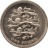 1997 BRILLIANT UNCIRCULATED £1 COIN PRESENTATION PACK ENGLAND - £1 BU PACK - Cambridgeshire Coins