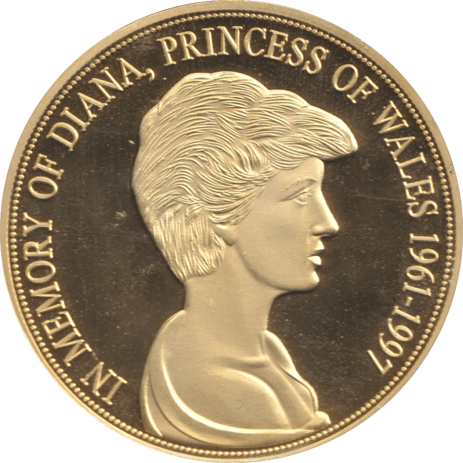 1997 BU COMMEMORATIVE COIN PRINCESS OF WALES - WORLD COINS - Cambridgeshire Coins