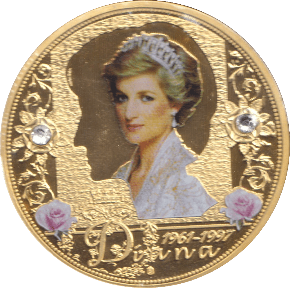 1997 BU COMMEMORATIVE COIN PRINCESS OF WALES - WORLD COINS - Cambridgeshire Coins