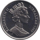 1997 BU CROWN ELIZABETH AND PHILIP ANNIVERSARY - WORLD COINS - Cambridgeshire Coins