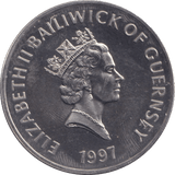 1997 CASTLE CORNET FIVE POUND BAILIWICK OF GUERNSEY BU - WORLD COINS - Cambridgeshire Coins