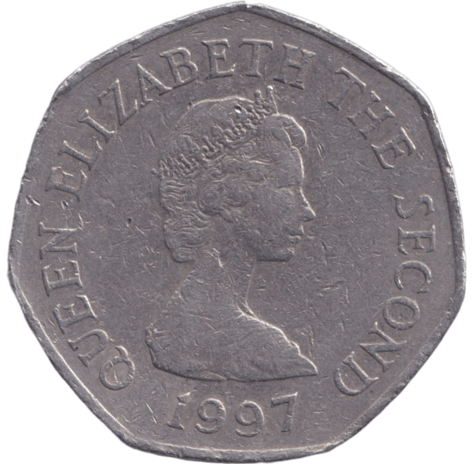 1997 CIRCULATED 50P JERSEY - 50P REGIONAL ISSUE - Cambridgeshire Coins