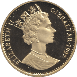 1997 CROWN GOLDEN WEDDING ANNIVERSARY - WORLD COINS - Cambridgeshire Coins