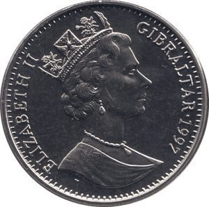 1997 CROWN GOLDEN WEDDING ANNIVERSARY - WORLD COINS - Cambridgeshire Coins