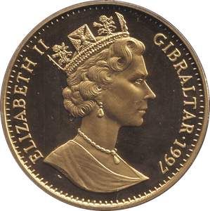 1997 CROWN GOLDEN WEDDING ANNIVERSARY - WORLD COINS - Cambridgeshire Coins