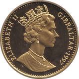 1997 CROWN GOLDEN WEDDING ANNIVERSARY - WORLD COINS - Cambridgeshire Coins