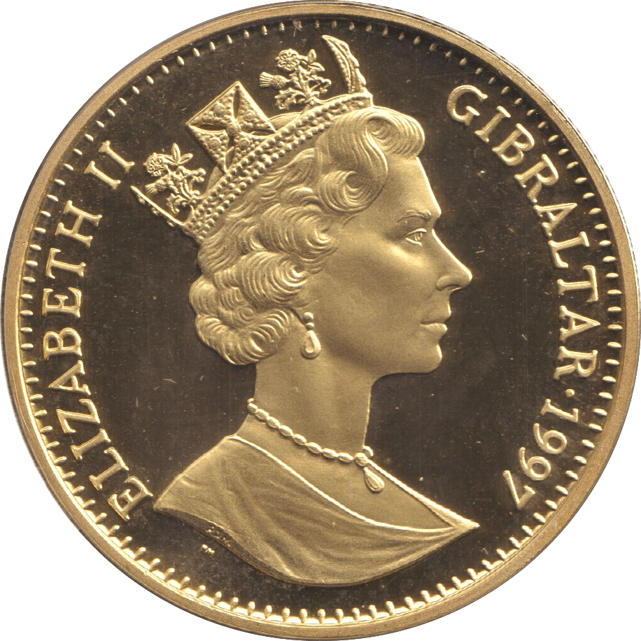 1997 CROWN WEDDING ANNIVERSARY - WORLD COINS - Cambridgeshire Coins