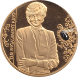 1997 DIANA - HER LIFE IN JEWELS MEDALLION - MEDALS & MEDALLIONS - Cambridgeshire Coins