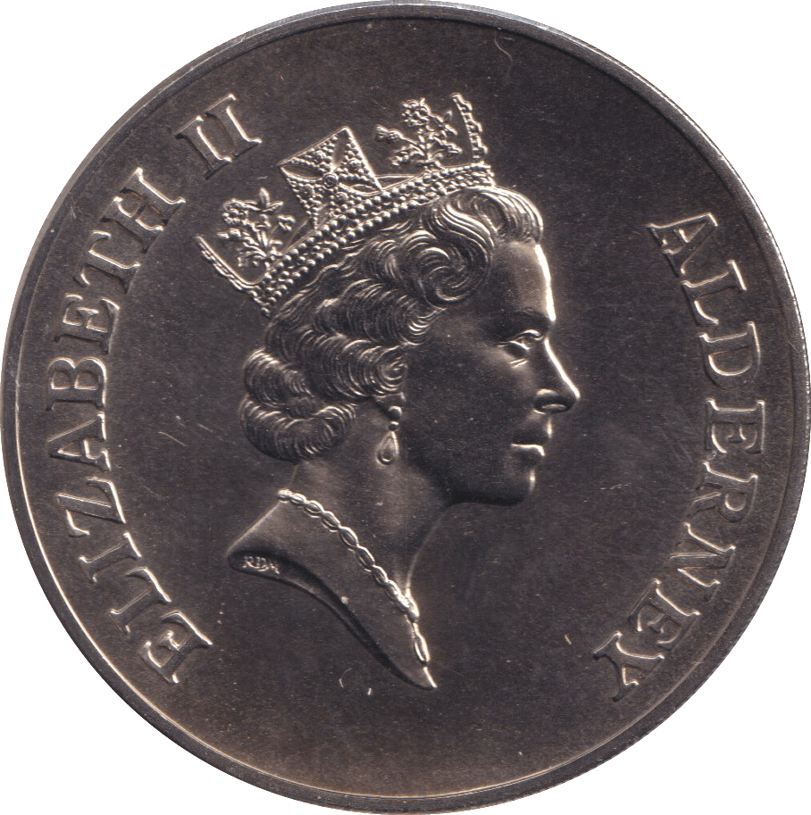 1997 ELIZABETH AND PHILIP TWO POUNDS ALDERNEY - WORLD COINS - Cambridgeshire Coins
