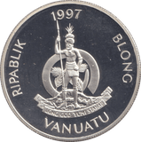 1997 FIFTY VATU ELIZABETH AND PHILIP - WORLD COINS - Cambridgeshire Coins