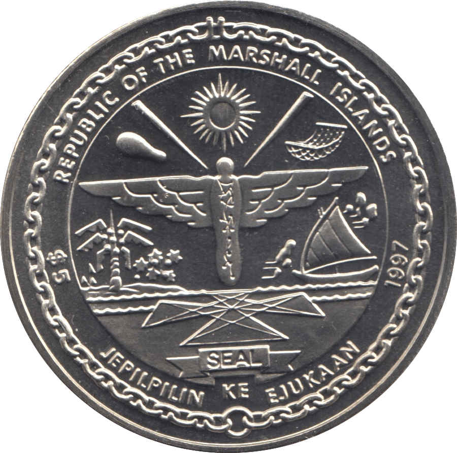 1997 FIVE DOLLARS - WORLD COINS - Cambridgeshire Coins