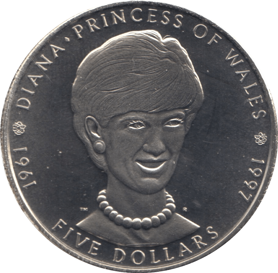 1997 FIVE DOLLARS - WORLD COINS - Cambridgeshire Coins