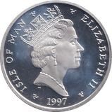 1997 FIVE POUNDS ANNIVERSARY OF ELIZABETH AND PHILIP - WORLD COINS - Cambridgeshire Coins