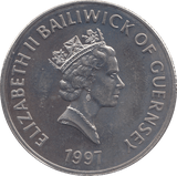 1997 FIVE POUNDS COIN GUERNSEY - WORLD COINS - Cambridgeshire Coins