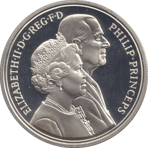1997 FIVE POUNDS ELIZABETH AND PHILIP - WORLD COINS - Cambridgeshire Coins