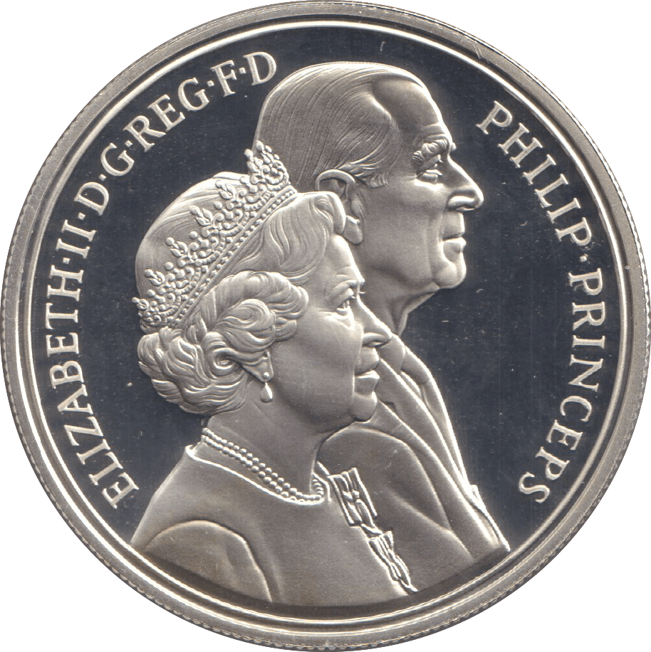 1997 FIVE POUNDS ELIZABETH AND PHILIP - WORLD COINS - Cambridgeshire Coins