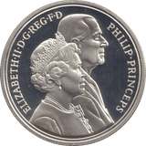 1997 FIVE POUNDS ELIZABETH AND PHILIP - WORLD COINS - Cambridgeshire Coins