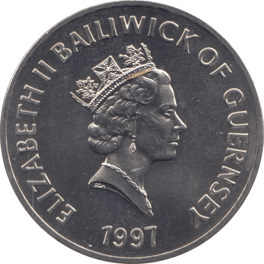 1997 FIVE POUNDS ELIZABETH AND PHILIP - WORLD COINS - Cambridgeshire Coins