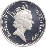 1997 FIVE POUNDS PROOF - SILVER WORLD COINS - Cambridgeshire Coins