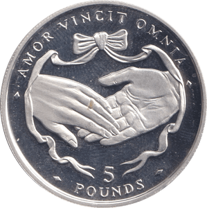 1997 FIVE POUNDS PROOF - SILVER WORLD COINS - Cambridgeshire Coins