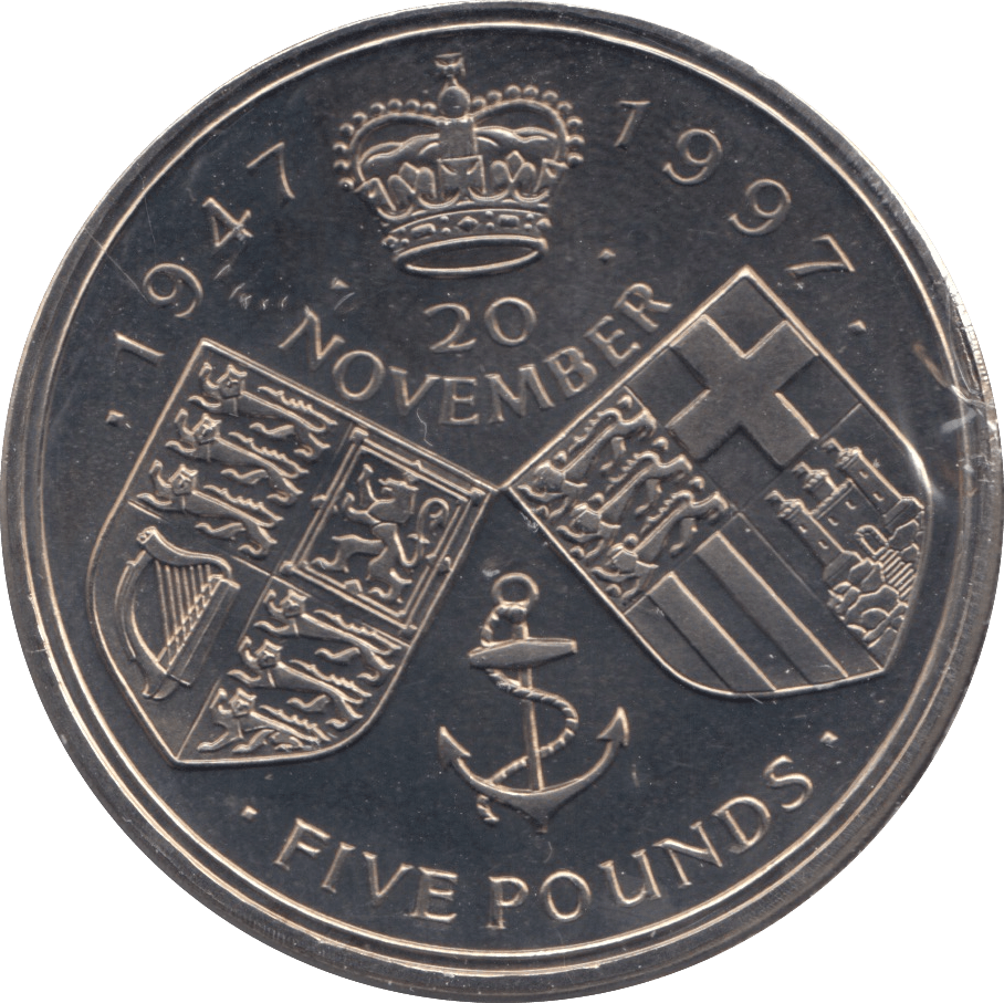 1997 FIVE POUNDS UK F339 - WORLD COINS - Cambridgeshire Coins