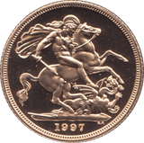 1997 GOLD SOVEREIGN ( PROOF ) - SOVEREIGN - Cambridgeshire Coins