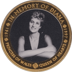 1997 MEDALLION DIANA 1 - MEDALS & MEDALLIONS - Cambridgeshire Coins