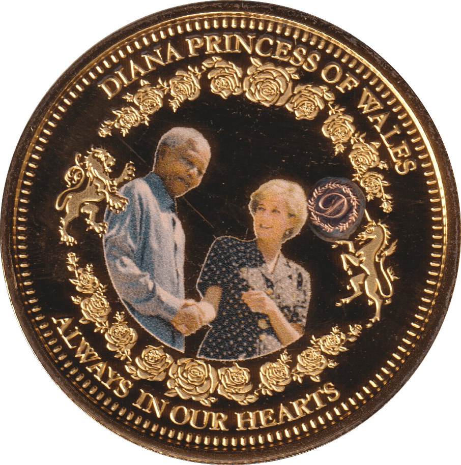 1997 MEDALLION DIANNA PRINCESS OF WALES (SHAKING HANDS) - MEDALS & MEDALLIONS - Cambridgeshire Coins