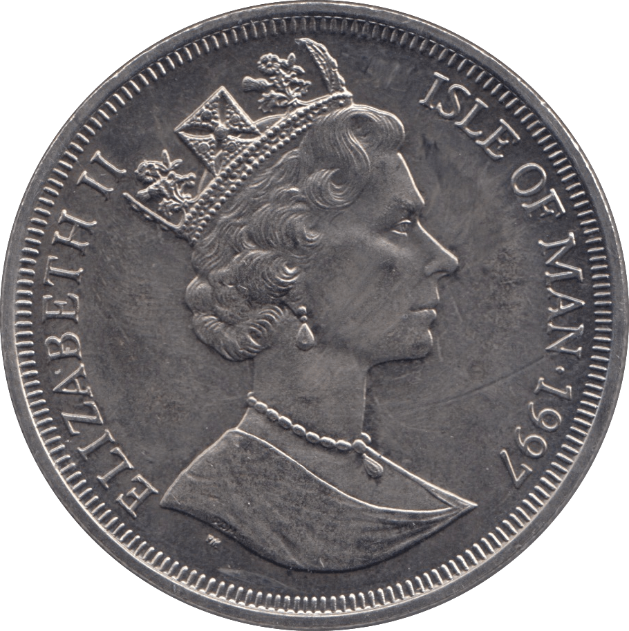 1997 ONE CROWN ISLE OF MAN F137 - WORLD COINS - Cambridgeshire Coins