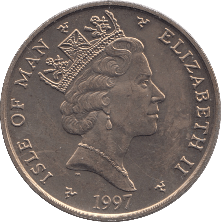 1997 ONE CROWN ISLE OF MAN F145 - WORLD COINS - Cambridgeshire Coins