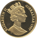 1997 ONE CROWN PROOF GIBRALTAR GOLDEN WEDDING ANNIVERSARY 13 - CROWN - Cambridgeshire Coins