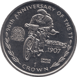 1997 ONE CROWN - WORLD COINS - Cambridgeshire Coins