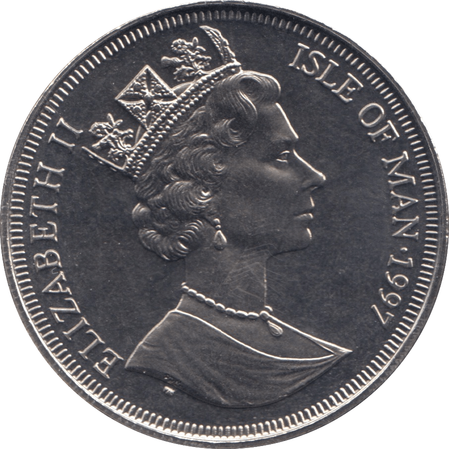 1997 ONE CROWN - WORLD COINS - Cambridgeshire Coins
