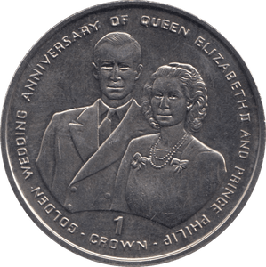 1997 ONE CROWN - WORLD COINS - Cambridgeshire Coins